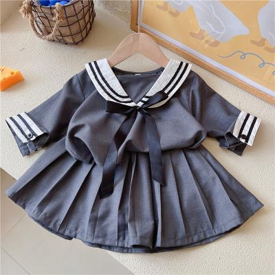 China Preppy 2021summer style children's clothing and fall baby birthday dress school girl dresses set for wholesales for sale