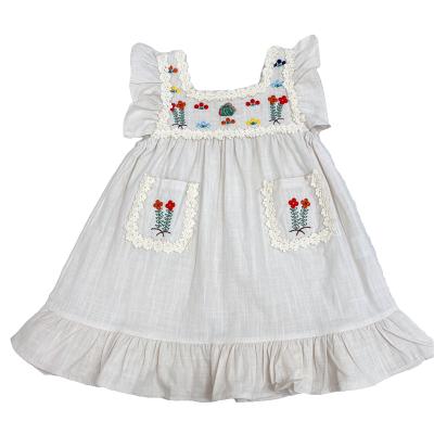 China Girls' dress washable 2021 summer style children's dress new summer foreign children's skirt little girl princess baby girl skirt for sale