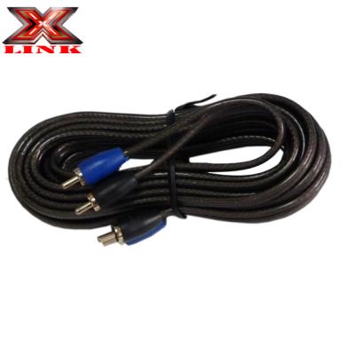 China Auto RCA Audio Cable Y Adapter 0ft Shielded RCA Cables with PVC Insulation Material for sale