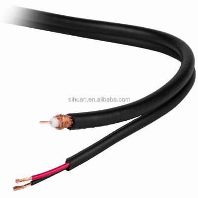 China 20 AWG Solid Copper RG-59 Coaxial CCTV Cable with BNC Connector and 18/2 Power Cable for sale