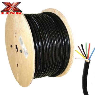 China VDE 0281 Standard PVC Insulation Material 7 Pin Trailer Electrical Cable 7 Wire Cable for sale