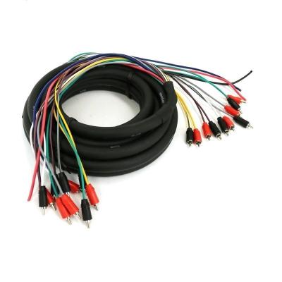 China 100% Sauerstofffreies Kupfer Multi Channel Audio 10 RCA Power Medusa Kabel für Profis zu verkaufen