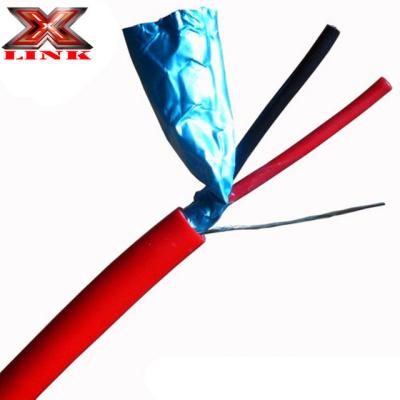 China 24AWG Stranded CCA Copper Shielded Security Cable for Fire Alarm within Construction for sale