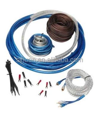 China State-of-the-Art Car Audio System Cable Kit with Soft PVC Jacket and 4 RCA Wires for sale