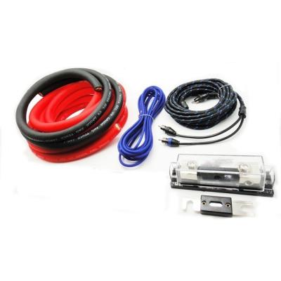 China Automobiele draadkit met geïsoleerde 4 gauge auto-audio kabel en CCA of OFC geleider Te koop