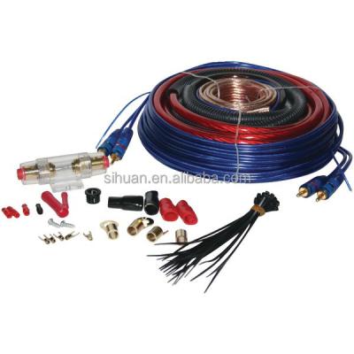 China 4 Gauge Car Amp Wiring Kit met laagspanningscompatibiliteit en PVC-isolatie Te koop