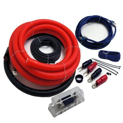 China 12V Standard Specification 4/8 Gauge Flexible Audio Power Amp Wiring Kit As You Like for sale