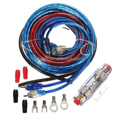 China Customizable Cable Color CCA 4 Gauge Car Audio Cable Kit for Power Amplification Low Voltage for sale