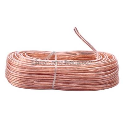 China Solid 16 Gauge Copper Wire Flat Speaker Cable For Home Audio Speaker Amplificador à venda