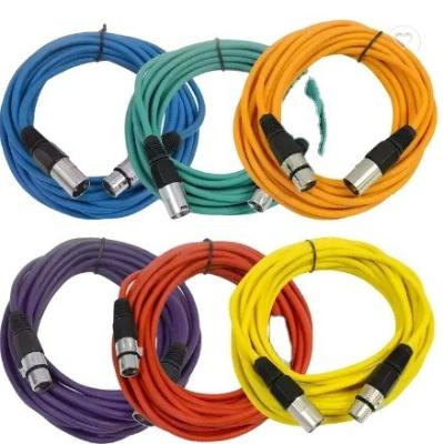 China 24AWG PVC Insulation XLR DMX Cable For Microphones Radio Station And Speaker Systems for sale