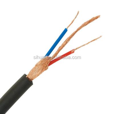 China Gold Connector Braid Shielding Microphone Audio Cable 0.22mm2 0.35mm2 For Clear Sound for sale