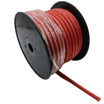 China Car Audio Power Cable 1/0 AWG GA Gauge Flexible Translucent PVC Jacket for Car Ground for sale