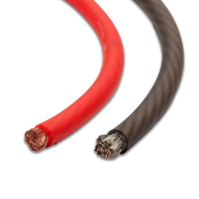 China 0 2 4 8 AWG Gauge Ga Car Audio power Cable 1/0 OFC Power Wire Designed for sale