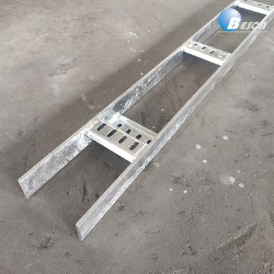 China FRP BESCA Galvanized Cable Ladder With Steel Z Type Rungs Rungs for sale