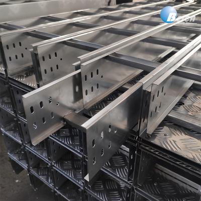 China Steel Pre-galvanized Steel Cable Ladder Cable Tray With CE / SGSUL / NEMA for sale