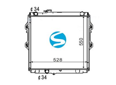Китай РАДИАТОР МТ ТИГРА СПОРТРИДЭР ТОЙОТА ХИЛУС ЭФФЕКТИВНЫЙ ДЛЯ ОХЛАЖДАТЬ КОРАБЛЯ продается
