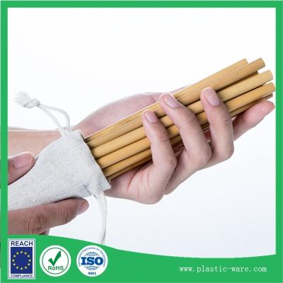 China Supply Eco-friend natural bamboo drinking straws food grade reusable drinking straw for sale