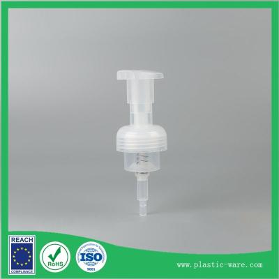 China 40# PP teeth bubble pump press type duck mouth foam hand sanitizer pump head for sale