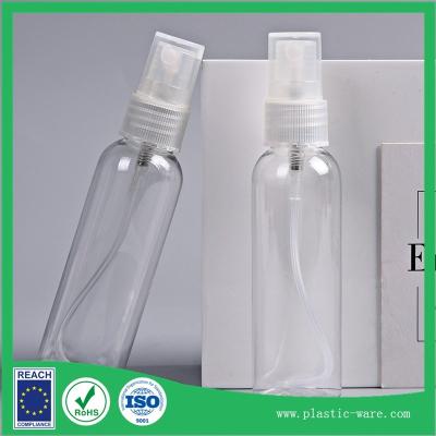 China 2 / 4 / 8 / 16 oz clear PET bottles alcohol hand sanitizer packing bottle plastic sprayer bottle for sale