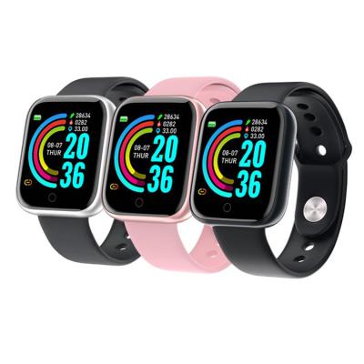 China 2021 Hot Selling Smart Watch PK Reloj Inteligente Android Smart_ Fitness Amazon Fitpro Wristband Touch Screen 2021 D20 Y68 115 plus for sale