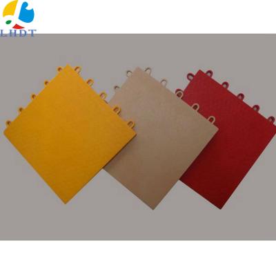 China Eco-friendly Polypropylene Interlocking Tiles Sports Court Basketball Tiles Outdoor Sports Tile Removable Basketball Court Flooring for sale