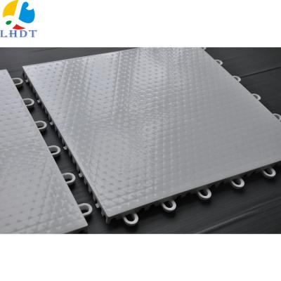 China Indoor Sports Flooring Court Tiles PP Interlocking Modular Court PP Interlocking Tiles Universal Sports Court Tiles for sale