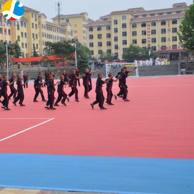 China High Quality Outdoor Playground Carpet Sports Venue Football Interlocking Flooring For Sale for sale