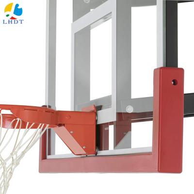 China For indoor and outdoor backboard Linghan sports tempered glass basketball backboard filling for sale for sale