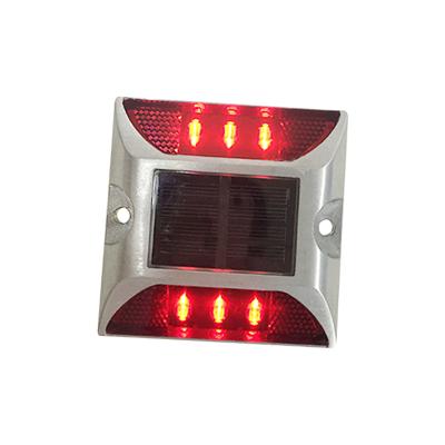 China Road Building Super Shine Off Road LED Turning PC Material Solar Sidewalk Led Marker Road Stud For Road for sale