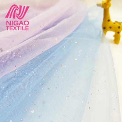 China New Design Viable Mesh Sequin Tulle Crystal And Sequin Fabric for sale