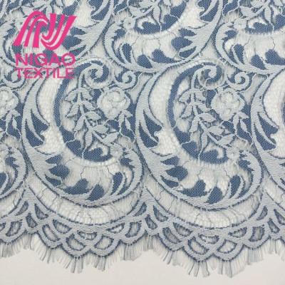 China Viable Wholesale Price Nylon Swiss Voile Cotton Voile Lace Fabric For Dress for sale