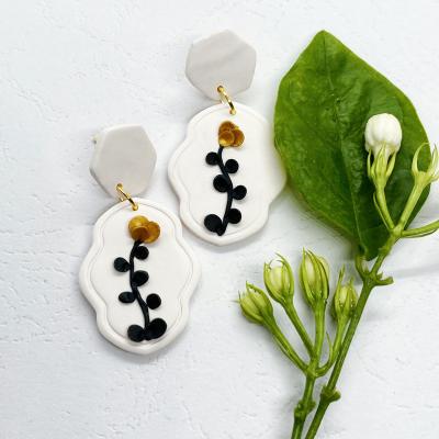 China Ace IMAGE Clay Earrings for Women Girls Fashion Polymer Clay Pendant Earring Flowers Drop Handmade Earring Jewelry Accessory Wholesale for sale