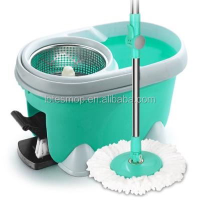 China Sustainable Floor Mop Bucket Pedal Magic Mop Microfiber Mop for sale