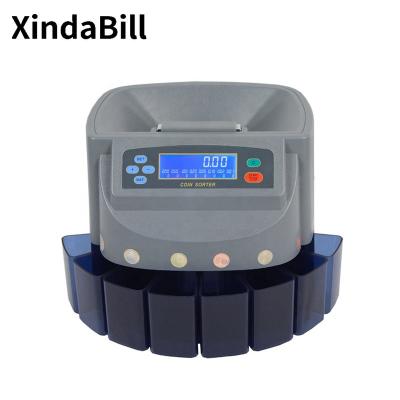 China Automatic Counting RTS Digital Electronic Coin Sorting Counters Automatic Sorters Sensor Euro Coin Machines LCD Display For Bank Office Use for sale