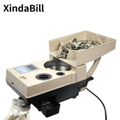 China Automatic Counting CS-200 Coin Sorter Sorting Machine USD High Accuracy Euro Coins Counter Counting Machine for sale