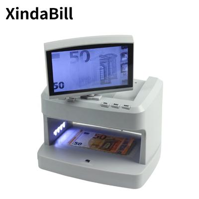 China Money Detecting Money Bill Detector Cash Checker Multi Currency Banknote UV Checker Machine for sale