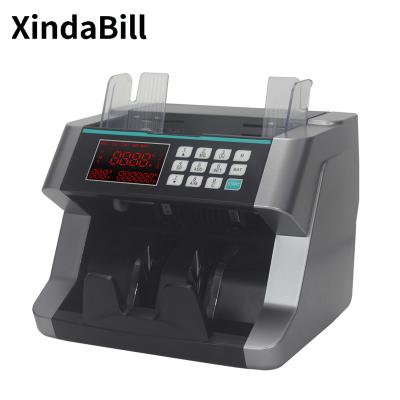 China Surpermarket Vertical Money Machine Multi-Currency Multi-Currency Bill Counter USD EUR BRL Bank Supermarket Cash Detector XD-300 etc. Counter office bank xindabill for sale