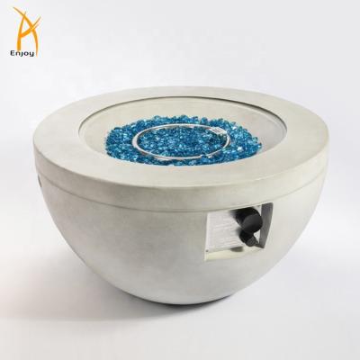 China Stored Outdoor Fire Pit Bowl Gas Fire Bowl Propane Decorative Concrete Fire Bowl for sale