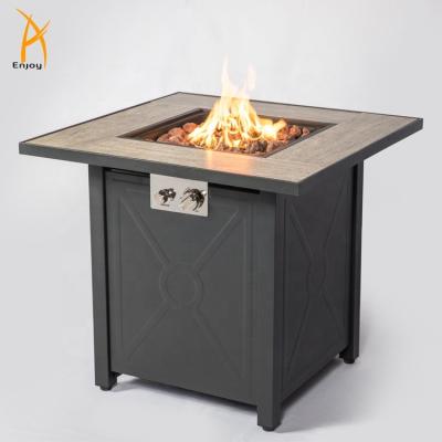 China Stocked Outdoor Fire Pit Table Gas Fire Pit Garden Tile Fire Pit for sale