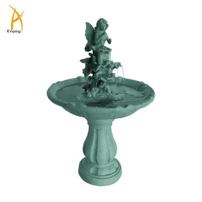 China Traditional Garden Decor Polyresin Water Fountains for sale