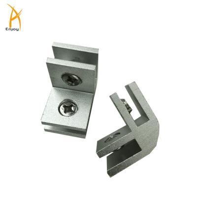 China Fire Stocked Pit Table Glass Wind Guard Aluminum Connector for sale