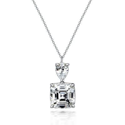 China Vintage 2022 European And American Simple Silver Zircon 5A Mothers Day Necklace 925 Sterling for sale