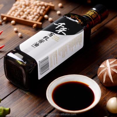 China Fermented Soy Sauce Organic Food In 500ml Glass Bottle for sale