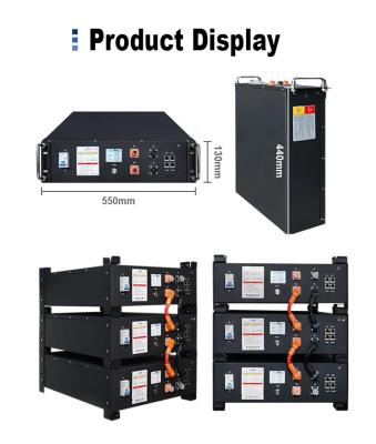 China 5KWH 20KWH Solar Energy Storage Batteries Off Grid 3U Rack Cabinet for sale