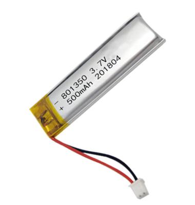 China 801350 3.7v 500mah 1.85wh Lipo Battery Power Bank KC CB Certification for sale