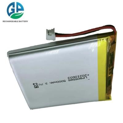 China High Capacity High Cycle Time Lipo Battery Rechargeable Batteries  3s lipo 1s battery 805585 3.7V 5000mAh for sale