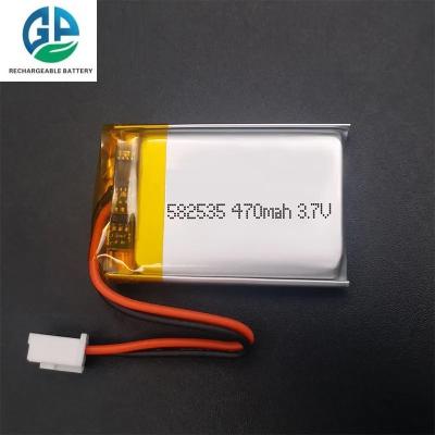 Chine Batterie polymère Li-ion de haute capacité 582535 Batterie polymère Li-ion 3 7v 480mah 470mah 460mah Batterie polymère Li à vendre