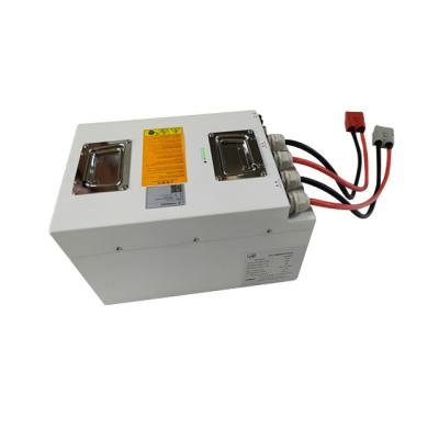 China AGV recargable 24V 60AH de la batería del fosfato del hierro del litio con el LED en venta