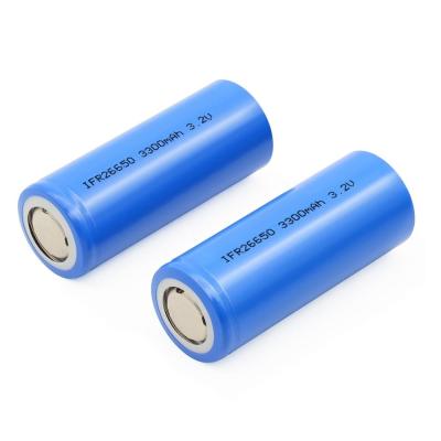 Китай Цилиндрическая клетка батареи фосфорнокислого железа 26650 3.2V 3300mAh LiFePO4 лития продается