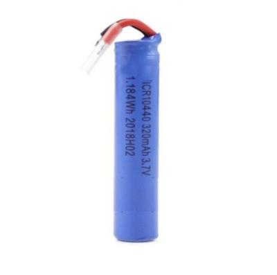 China 320mAh 3.7V 10440 Li Ion Battery IEC62133 AAAA Size Battery for sale